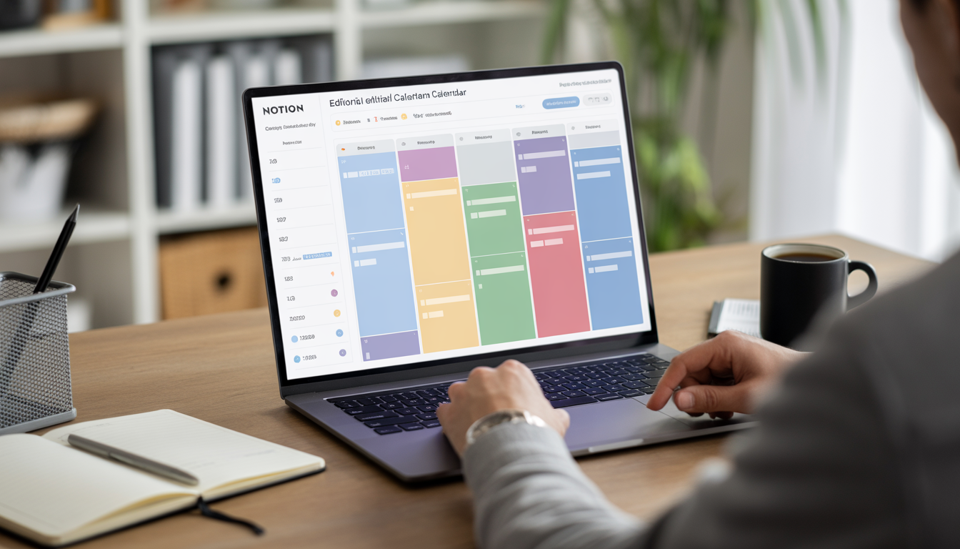 Comment optimiser l'utilisation des templates Notion pour organiser efficacement un calendrier éditorial marketing ? - Digital QG